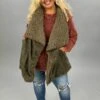 OT-F {Playful Attention} SALE! Mocha Loose Fit Faux Fur Vest PLUS SIZE 1X 2X 3X -Curvy Chic Boutique image 56c272c2 e91d 44aa b0fb 262590549ea5