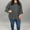 PQ- B"Let's Get Real" Gray/Polka Dot Babydoll** -Curvy Chic Boutique image 56c35ccf 40da 454d a3dc b15aaf6b7a82
