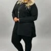 87 SET-A {Fits Like A Glove} Black Split Side Tee And Leggings PLUS SIZE 1X 2X 3X -Curvy Chic Boutique image 57388903 78be 4e9f bd49 b36843f9faf9