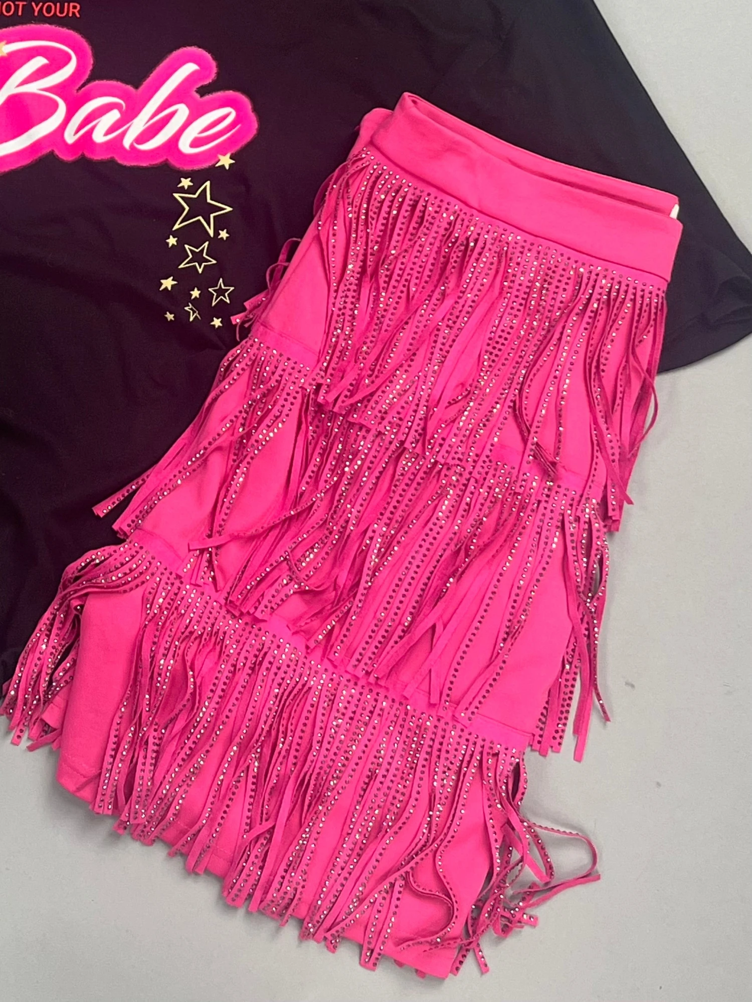 BT-C (My Shining Star) Skirt With Diamond Fringe 3 BT-C (My Shining Star) Skirt With Diamond Fringe