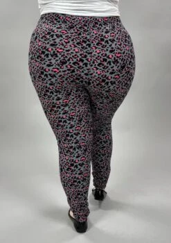 LEG-L {Leopard Life} Grey/Pink Leopard Printed Leggings EXTENDED PLUS SIZE -Curvy Chic Boutique image 5ef1eb61 ce9f 4a07 ad8b 2473e5ee5657