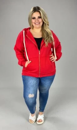 27 OR 20 OT-H {Warm & Fuzzy} RUBY Zip Jacket SALE!! PLUS SIZE 1X 2X 3X