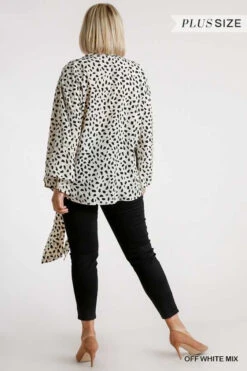 11 OT-H {Express It Out} Umgee ! Off White Print Cardigan PLUS SIZE XL/1X 1X/2X -Curvy Chic Boutique image 60a8918f c6f7 4496 9198 5c88a52217c1