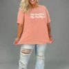 66 GT-L {No Coffee No Talkee} H. Coral Graphic Tee PLUS SIZE 3X -Curvy Chic Boutique image 60cc727d 272f 4edb b86f 0676420606dc