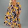 27 PSS {Finer Things} Mustard Black Paisley Print V-Neck Dress EXTENDED PLUS SIZE 3X 4X 5X -Curvy Chic Boutique image 61d92ac8 db54 468f a60c 7439f58a8fa2
