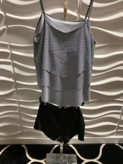 SWIM-B {Water Instinct} Black/White Print 2 Piece Swimsuit SALE!!! PLUS SIZE 4X