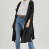17 OT {Obsessed} Black Sweater Duster W/Pockets PLUS SIZE 1X 2X 3X
