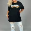 22 GT-T {60's Baby} Heather Black Graphic Tee PLUS SIZE 2X 3X -Curvy Chic Boutique image 725cd725 b438 468c b798 1547b41259a5