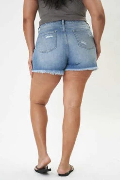 BT-H {KanCan} Distressed Denim Shorts PLUS SIZE 16 18 20 22 -Curvy Chic Boutique image 72b22f02 28a6 4754 ac56 687cb8c80a2b