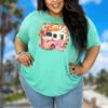 32 GT-F {Cold Digger} SALE! Aqua Graphic Tee PLUS SIZE 3X -Curvy Chic Boutique image 72c49d16 b403 407a aeb5 326da5ac9b08