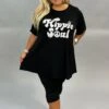 30 GT-M {Hippie Soul} Black Short Sleeve Graphic Tee CURVY BRAND!!! EXTENDED PLUS SIZE XL 2X 3X 4X 5X 6X -Curvy Chic Boutique image 740f748d 033c 4da5 8bb7 e1589f1ca962