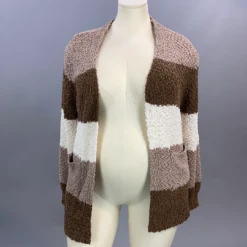 35 OT-A {Get Cozy} Mocha Brown Ivory Popcorn Cardigan PLUS SIZE XL 2X 3X -Curvy Chic Boutique image 7c03763c 9ebc 46fd b578 b80df8f5c26e