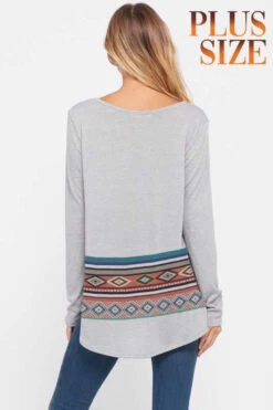 15 GT-O {Deer Season} Aztec Deer Head Top PLUS SIZE XL 2X 3X -Curvy Chic Boutique image 7e55f8cb 55b5 4ea4 93cc 626ddb7584cf