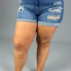 LEG-84 Or BT-A {Wax Jean} Med. Stretch Mom Shorts PLUS SIZE XL 2X 3X -Curvy Chic Boutique image 7f7cd248 de70 460a 957a 83bbef7d6d94