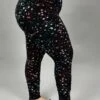 LEG-24 {Star Dreamer} Black/Red Star Print Leggings EXTENDED PLUS SIZE 3X/5X -Curvy Chic Boutique image 832d0fa2 2b9b 403b 830d 4cf55f31a2ec