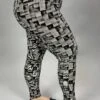 LEG-15 {Touch Of Black} Ivory/Black Print Leggings EXTENDED PLUS SIZE 3X/5X -Curvy Chic Boutique image 85100b04 16a2 4405 aa79 3147d7b10bb1