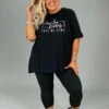 86 GT-X {Country Roads Take Me Home} Black Graphic Tee PLUS SIZE 3X -Curvy Chic Boutique image 887d1863 e958 4714 9456 77561e304b43