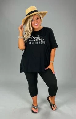 86 GT-X {Country Roads Take Me Home} Black Graphic Tee PLUS SIZE 3X