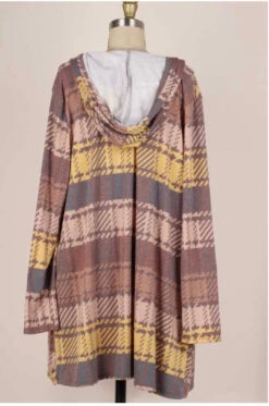 35 OT-D {Piece Of Pie} Taupe Tiered Cardigan W/Hood PLUS SIZE 1X 2X 3X SALE!! -Curvy Chic Boutique image 8ccfc407 b4c9 4b0b b587 d80191e15300