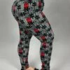 LEG-34 {Puzzled} Gray/Red Puzzle Print Leggings EXTENDED PLUS SIZE 3X/5X -Curvy Chic Boutique image 8db7b5d0 9483 48ab b4ad 0b9926812eec