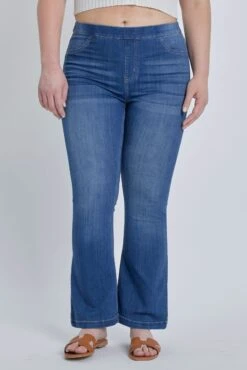 BT-B {Judy Blue} Med High Waist Slim Bootcut Jeans PLUS SIZE 20