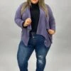 59 OT-B [Thrilled To Be Here} Light Purple 3/4 Sleeve Cardigan PLUS SIZE 1X 2X 3X -Curvy Chic Boutique image 9102b3f6 eafe 49e9 b15d ec8b6ad64fb9
