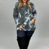 HD-Z {Make It Mine} Charcoal Tie Dye Hoodie PLUS SIZE XL 2X 3X -Curvy Chic Boutique image 9364c0c7 4df7 46d5 b1b4 51211237e807