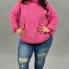 28 PLS-A {The Sweetest} Pink Turtleneck SALE!!! Sweater PLUS SIZE 1X 2X 3X -Curvy Chic Boutique image 93a8c009 fa2d 4e3f b43c c66134bb132d