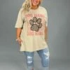 71 GT-N {Dog Mama} Tan Leopard Paw Print Graphic Tee PLUS SIZE XL 2X 3X -Curvy Chic Boutique image 93dfcf36 3565 4486 84d5 5847358e3e33