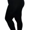 WIN Or LEG-11 {Soft Haven} Black Full Length Leggings 3X/5X