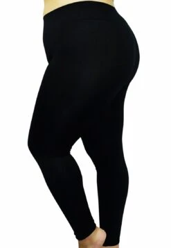 WIN Or LEG-11 {Soft Haven} Black Full Length Leggings 3X/5X