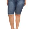 BT-X {Carefree & Casual} Denim Blue Bermuda Shorts -Curvy Chic Boutique image 996391c2 36fb 4b4f a58b 48632dfcf7b2