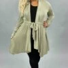 41 OT-E {Enamored With You} Taupe Tie Front Cardigan SALE!! PLUS SIZE XL 2X 3X -Curvy Chic Boutique image 99b97f39 88c5 4621 9d30 3ea0254f85e7