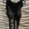 SWIM {Catch The Show} Black Fringe 2 Piece Swimsuit -Curvy Chic Boutique image a09827ae 4f4b 4e15 b67b 074231c414af