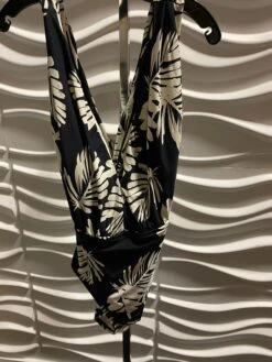 SWIM-M {Sea Angel Brand} Black/Ivory Print One Piece Swimsuit SALE!!!! PLUS SIZE 2X