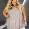 35 SV-W {Ready To Have Fun} Mauve Floral Sleeveless Top EXTENDED PLUS SIZE 3X 4X 5X -Curvy Chic Boutique image a3044450 8e8b 4a04 95c2 7b342dac458a