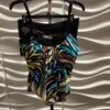 SWIM-R {Coco Reef} Black/Multi-Color Two Piece Swimsuit SALE!!! PLUS SIZE 16W