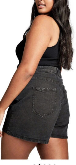 BT-R M-109 {Cotton On} Curve Denim Shorts Retail $29.99 PLUS SIZE 20W -Curvy Chic Boutique image a617cc1a d160 4b03 96bd d830daae8ce6