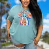 28 GT-J {Blissful Blessings} Teal Cross Print Graphic Tee PLUS SIZE 3X -Curvy Chic Boutique image a71f7cbe 6ad2 400d 842a 18523da3a92d