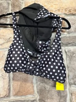 SWIM-S {Swimsuit Heaven}Black Polka Dot 2 Piece Swimsuit SALE!!! PLUS SIZE L XL XXL