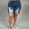LEG-O OR BT-A {Yes To Distress} High Rise Distressed Shorts PLUS SIZE 1X 2X 3X SALE!!! -Curvy Chic Boutique image a8848e96 d8a2 4654 9e88 62c63493c149