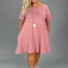 20 SSS-K {My Own Time} Mauve Babydoll Ruffle Sleeve Dress PLUS SIZE 1X 2X 3X -Curvy Chic Boutique image a89d5372 b3f8 4301 a9d2 7dcca6df64b6