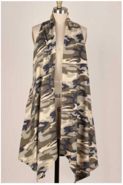 OT-Z {Combat} Green Camo Soft Knit Vest PLUS SIZE XL 2X 3X -Curvy Chic Boutique image a8a97fcb 0763 4ec2 9bbe aff9c502231e