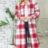 52 OT-F {Owning The Moment} Red Plaid Flannel Duster -Curvy Chic Boutique image aa0acfb7 9f37 4242 87c9 cdf1329838bf