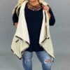 OT-D {Smoke & Mirrors} Fleece Lined Vest With Plaid Trim -Curvy Chic Boutique image aa767591 2d1e 4e34 8916 5e2cce36c55d
