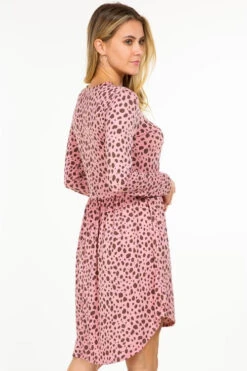 55 PLS-C {Until Further Notice} Pink Dalmation Print Dress PLUS SIZE 1X 2X 3X -Curvy Chic Boutique image aab413b3 bb4e 4530 8b95 12ea8166efcc
