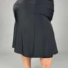 SWIM-M {Calypsa Skort} Black Long Swim Skort EXTENDED PLUS SIZE 3X 4X 6X -Curvy Chic Boutique image accefffb 7111 43d3 9075 9c8b5dcae6d1