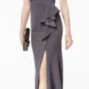 LD-H M-109 {Adrianna Papell} Gray Gown Retail $189.00 PLUS SIZE 20W