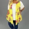 11 OT-M {Stroll Pretty} Yellow Floral SALE!!!Vest PLUS SIZE 1X 2X 3X -Curvy Chic Boutique image b877519f 113a 48a5 a8a1 2c57971658b1