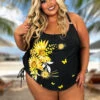 SWIM-D {Sunflower At Sea} Black Sunflower Two Piece Swimsuit SALE!!!! EXTENDED PLUS SIZE 4X -Curvy Chic Boutique image b9c7b5ee 5176 40ac b3c0 b883abcd37ce